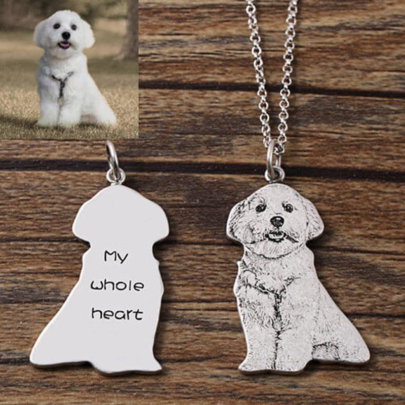 925 Silver Custom Animal Photo Necklace - LOX VAULT