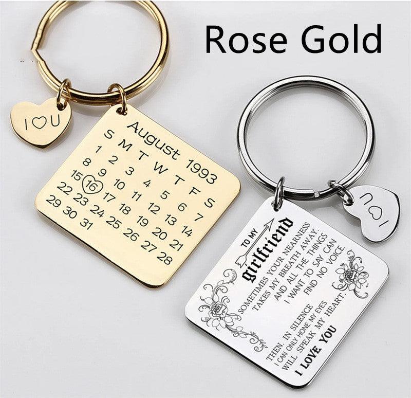 Personalised Calendar Keychain - LOX VAULT