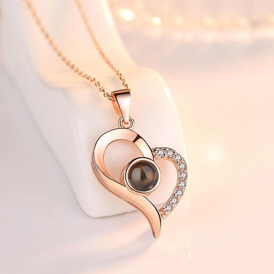 Personalised 925 Heart Necklace - LOX VAULT