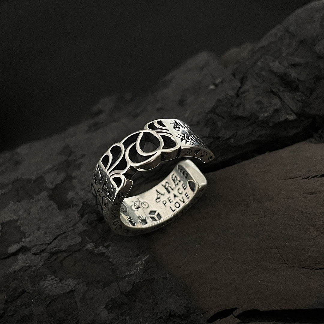 Graffiti Totem Ring