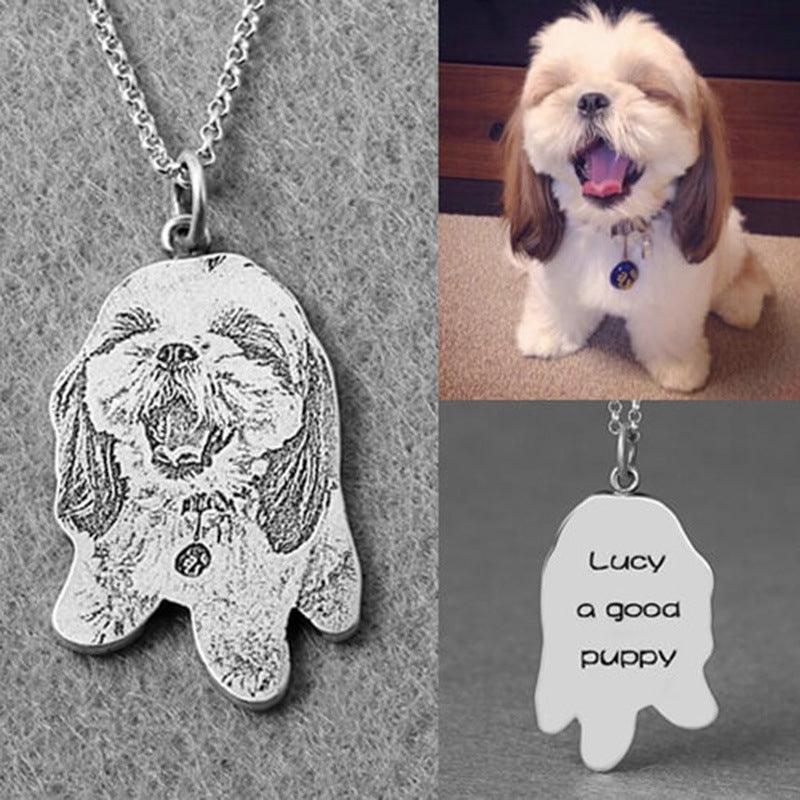 925 Silver Custom Animal Photo Necklace - LOX VAULT