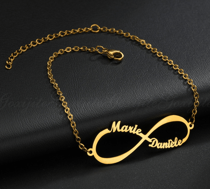 Personalized Double Infinity Bracelet - Lox Vault