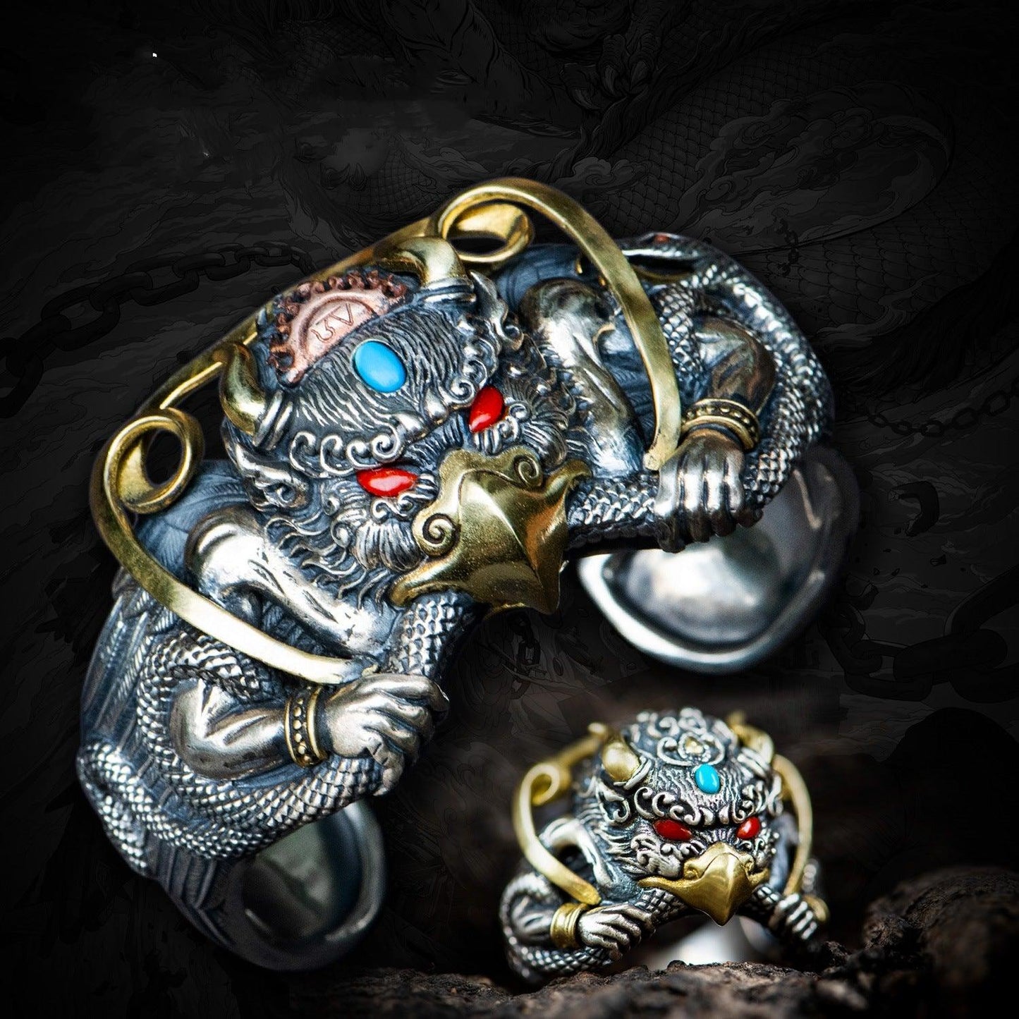 Retro Dapeng Bird Men's Ring - LOX VAULT