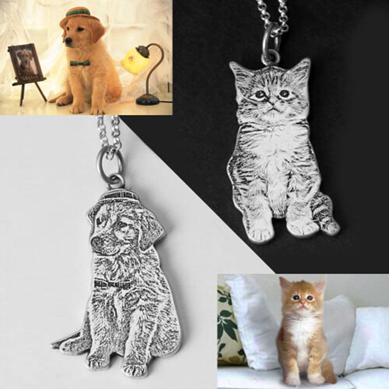 925 Silver Custom Animal Photo Necklace - LOX VAULT