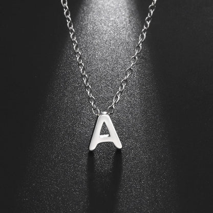 Personalised initial Deep Pendant Necklace - LOX VAULT