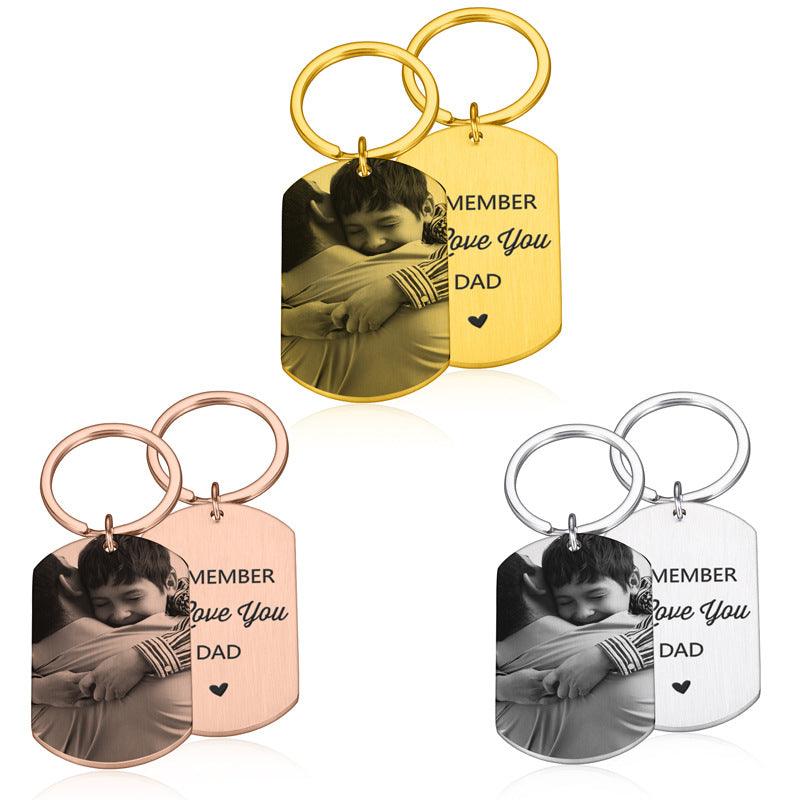 Personalised Tag Photo Keychain - LOX VAULT