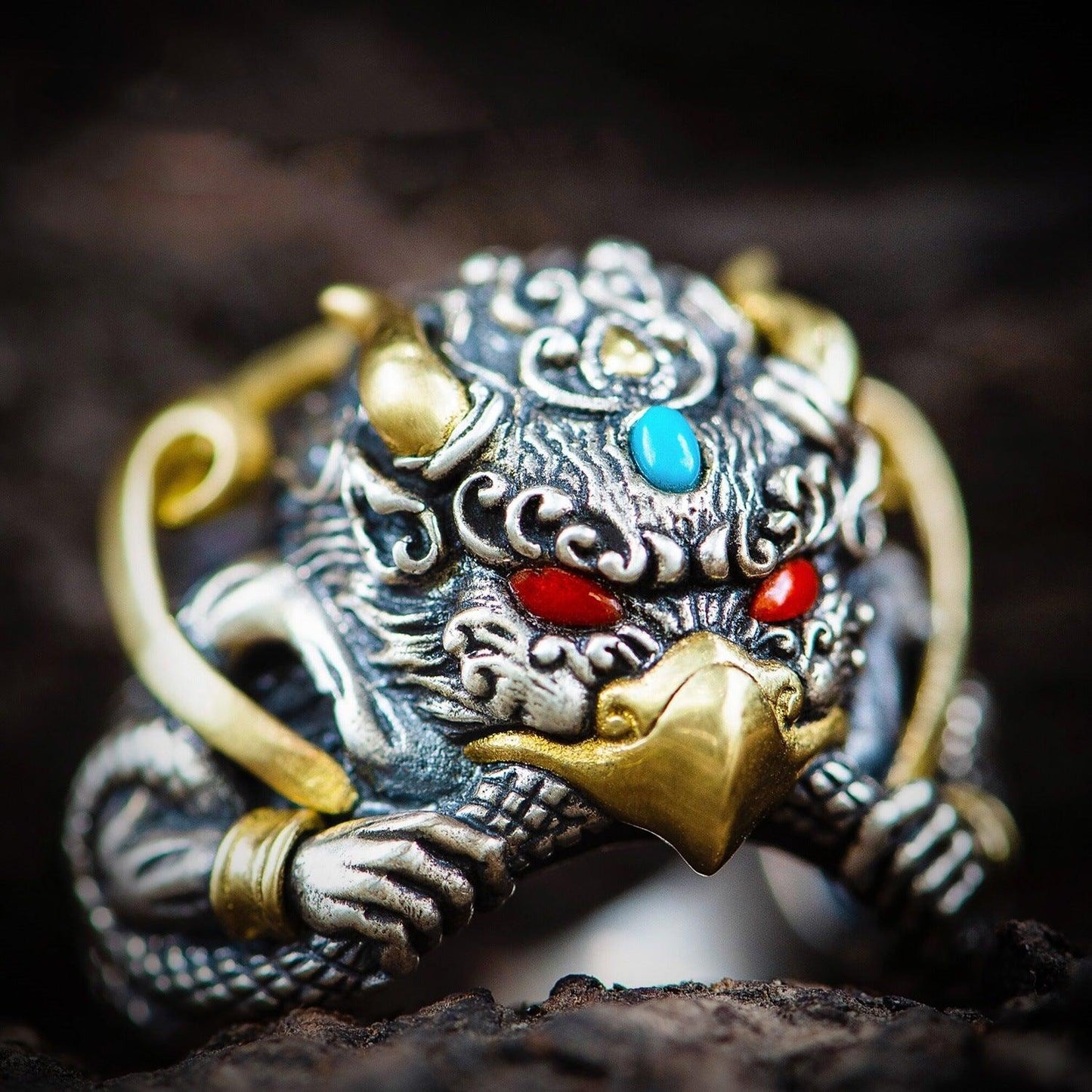 Retro Dapeng Bird Men's Ring - LOX VAULT