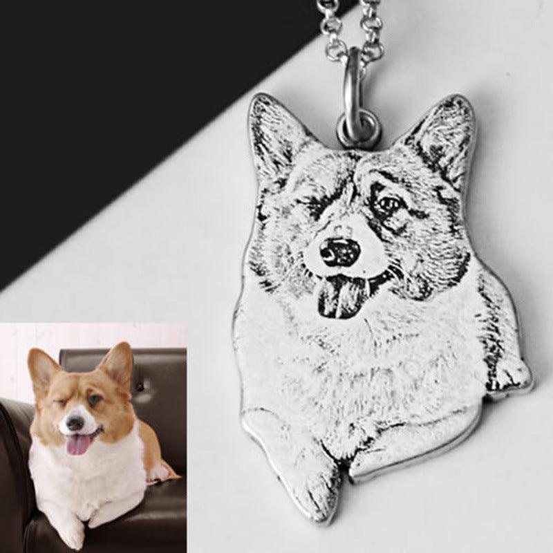 925 Silver Custom Animal Photo Necklace - LOX VAULT