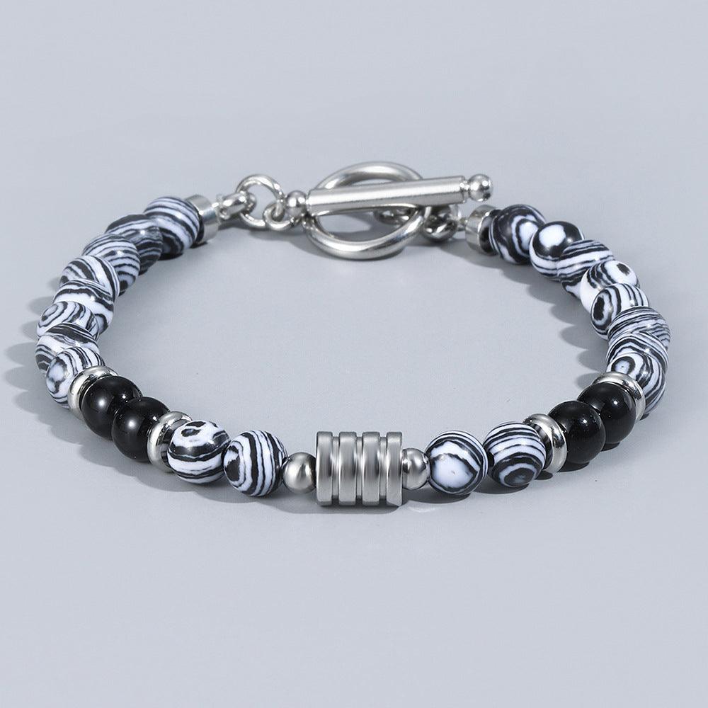 Tiger-Eye OT Buckle Men Bracelet - LOX VAULT