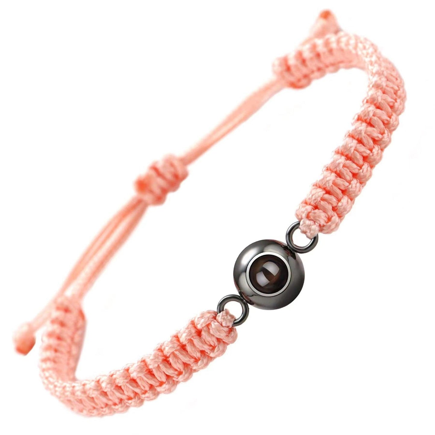 Personalised Round Braided Projection Bracelet - LOX VAULT