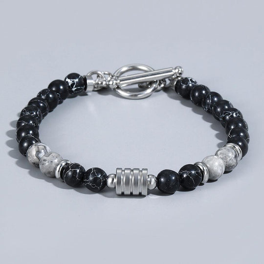 Tiger-Eye OT Buckle Men Bracelet - LOX VAULT