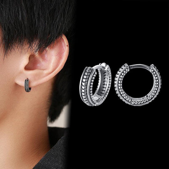 Retro Hoop Earrings - LOX VAULT