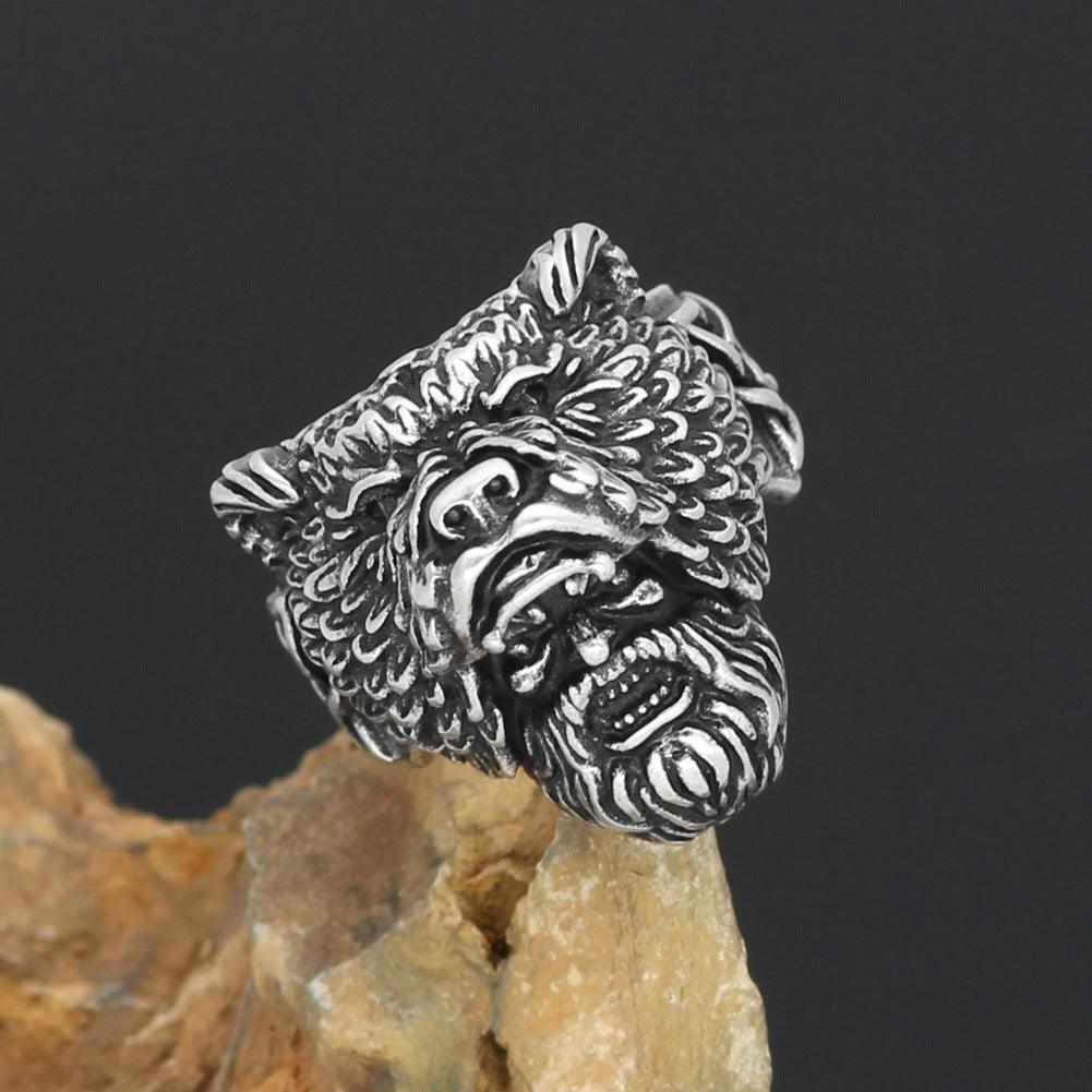 Viking Mythology Werewolf Ring - LOX VAULT