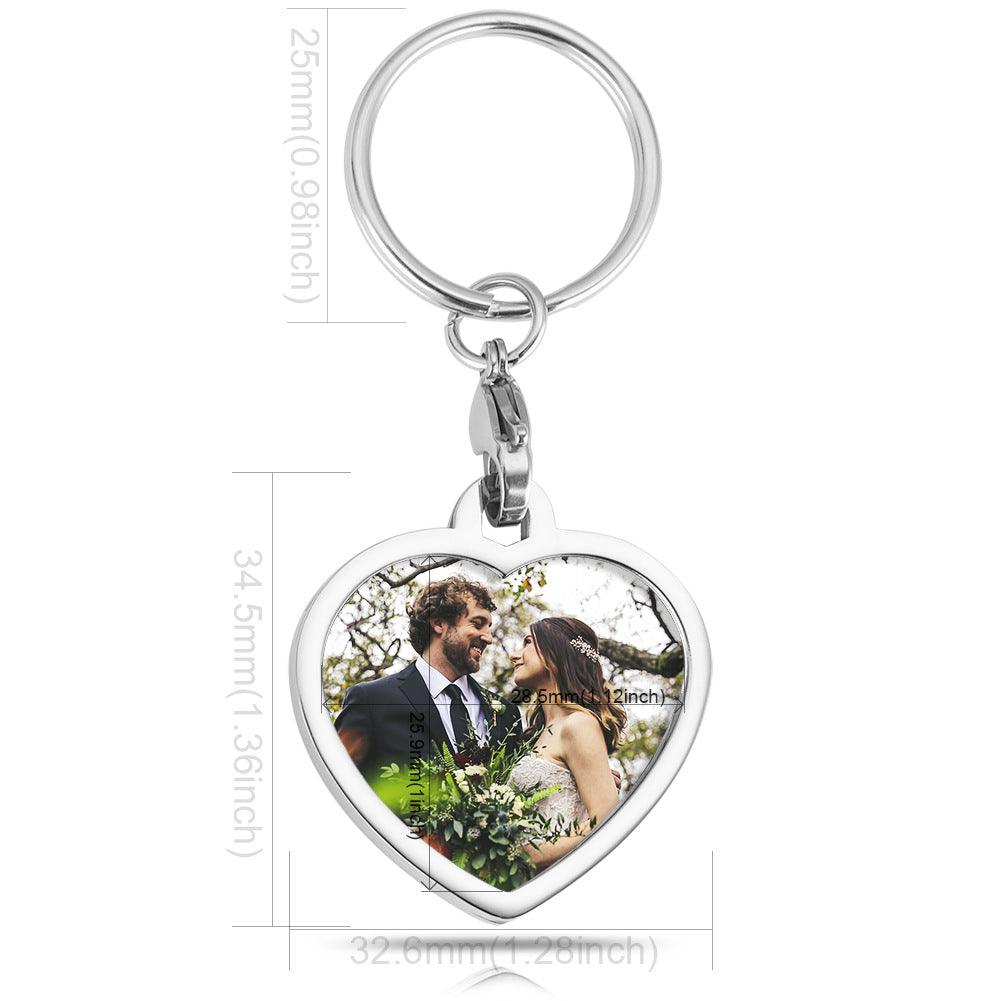 Personalised Colour Photo Keychain - LOX VAULT