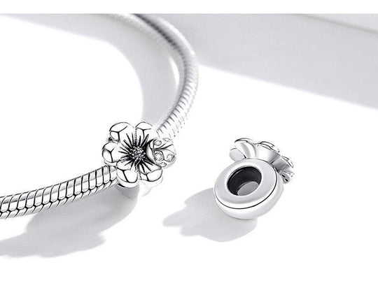 Blooming Flower Silver Charm - LOX VAULT