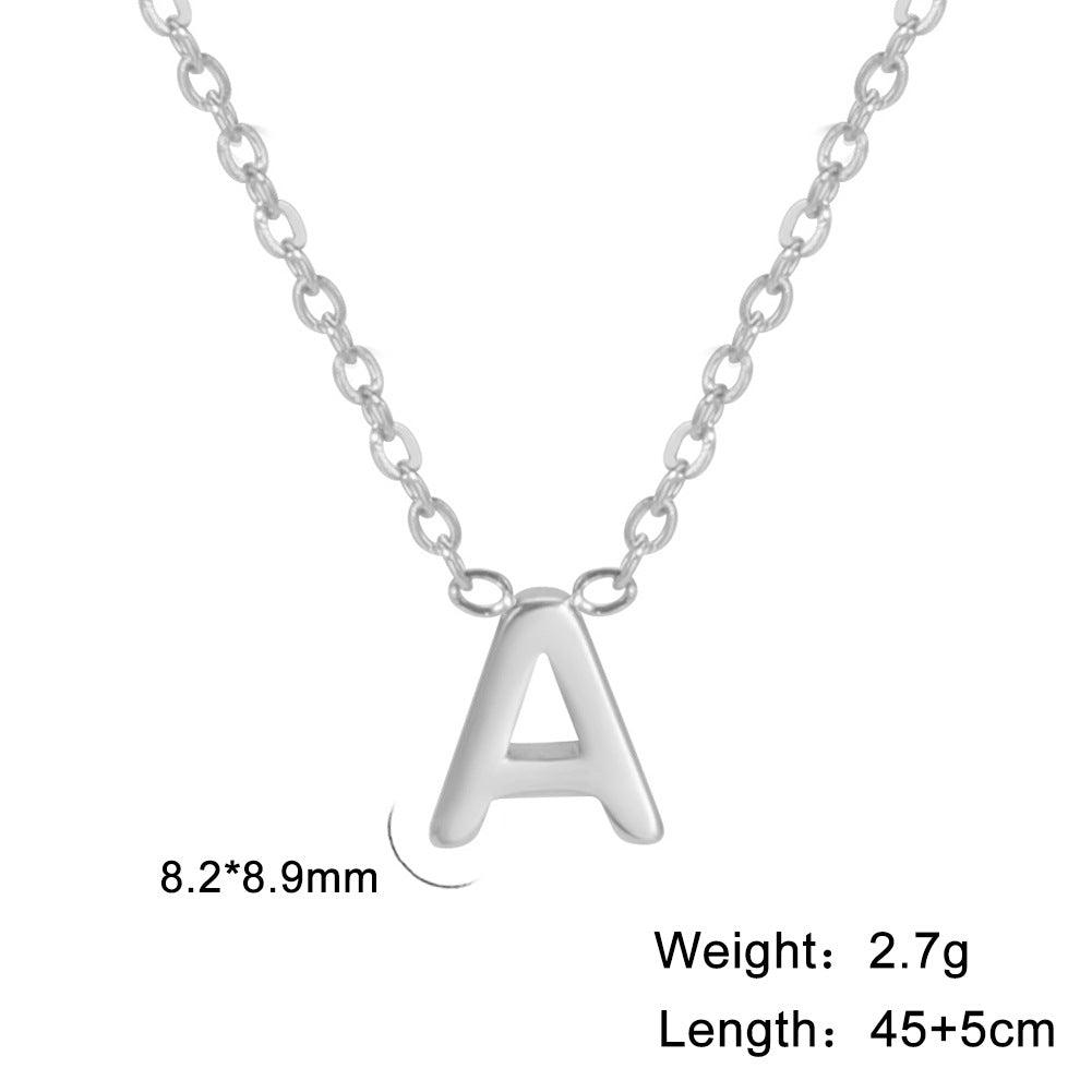 Personalised initial Deep Pendant Necklace - LOX VAULT