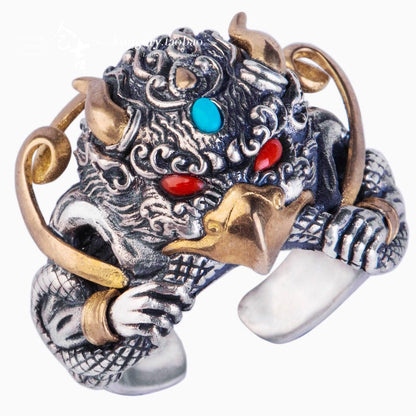 Retro Dapeng Bird Men's Ring - LOX VAULT