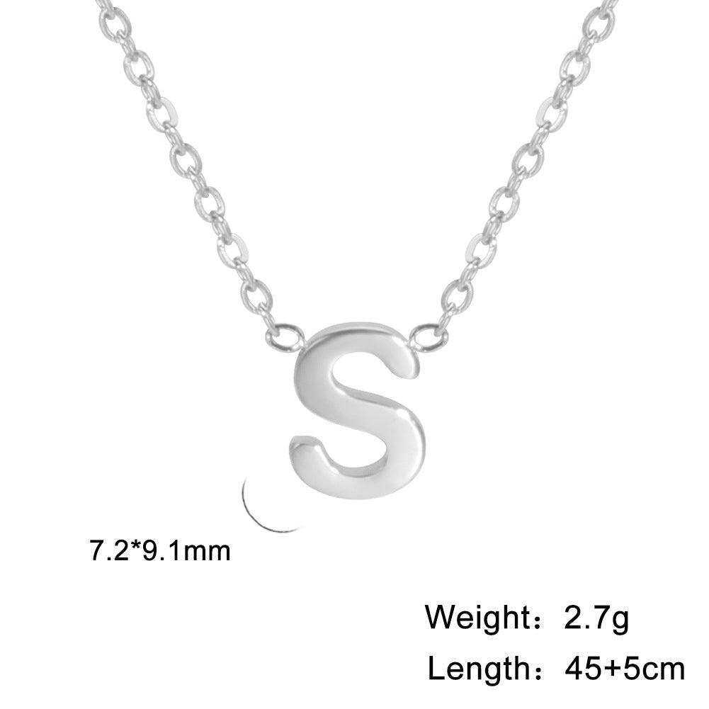 Personalised initial Deep Pendant Necklace - LOX VAULT