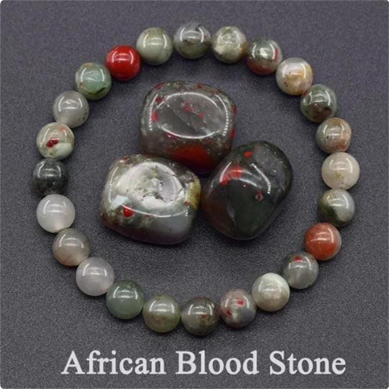 Natural Stone Elastic String Beaded Bracelet - LOX VAULT