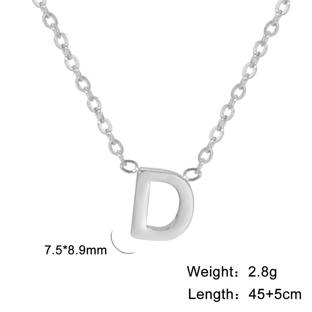 Personalised initial Deep Pendant Necklace - LOX VAULT