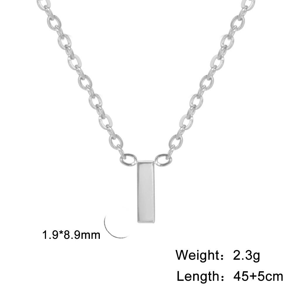 Personalised initial Deep Pendant Necklace - LOX VAULT