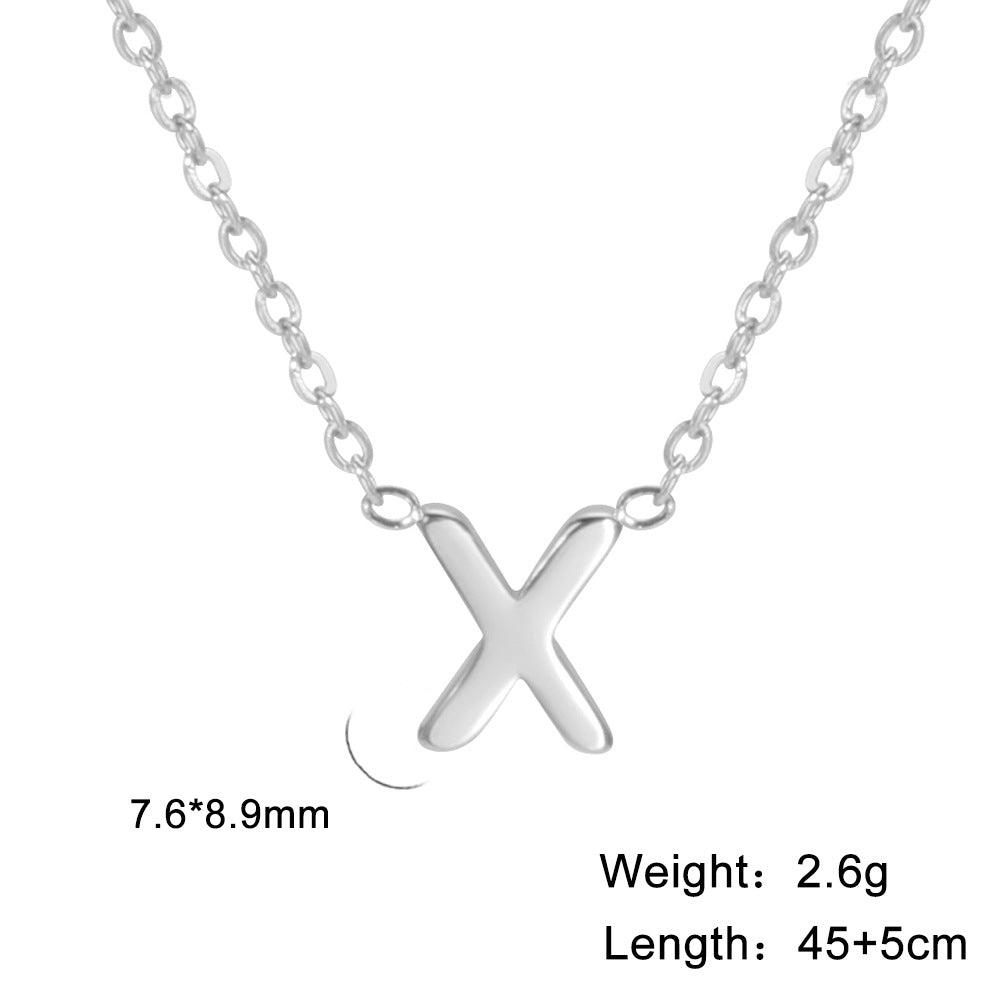 Personalised initial Deep Pendant Necklace - LOX VAULT