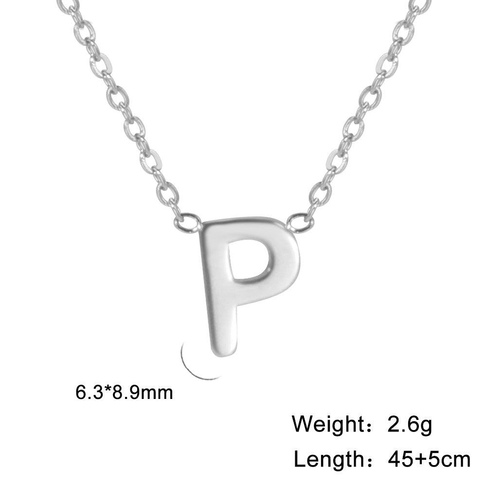 Personalised initial Deep Pendant Necklace - LOX VAULT