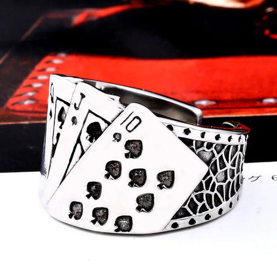 Biker Gothic Rock Men's Ring - LOX VAULT