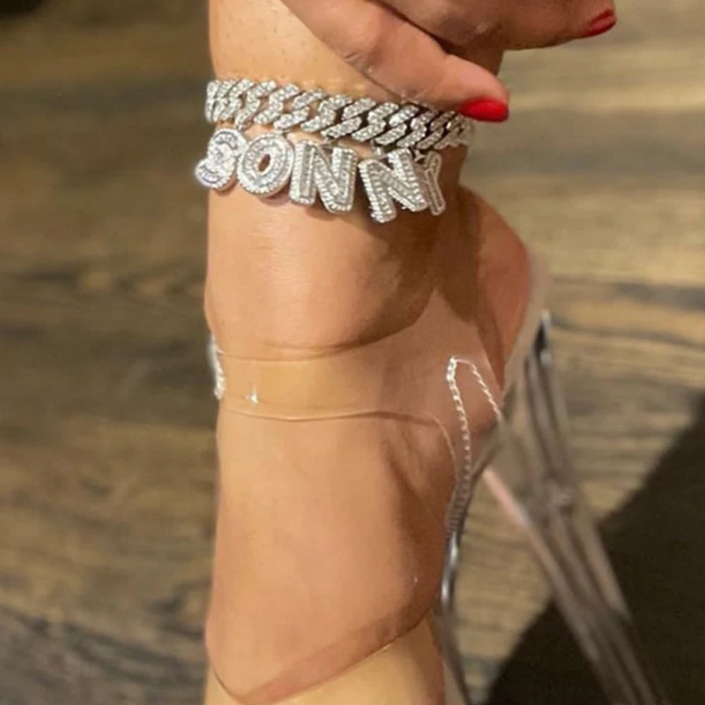 Iced Out Custom Cuban Anklet