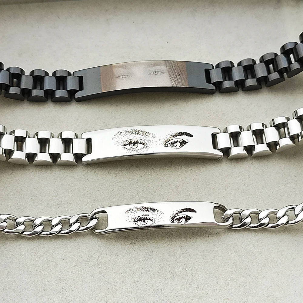 Personalised Human Eye Bracelet