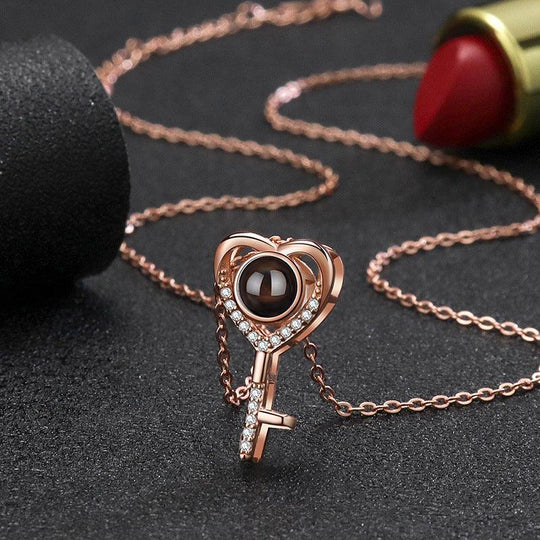 Personalised Key Projection Necklace - LOX VAULT