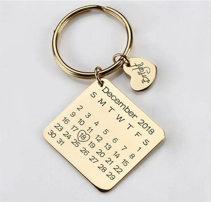 Personalised Calendar Keychain - LOX VAULT