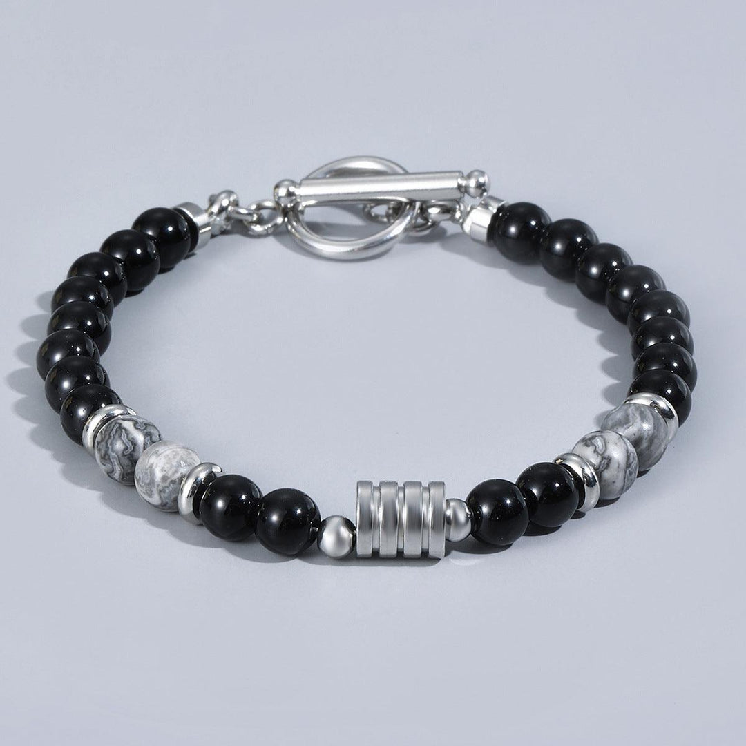 Tiger-Eye OT Buckle Men Bracelet - LOX VAULT