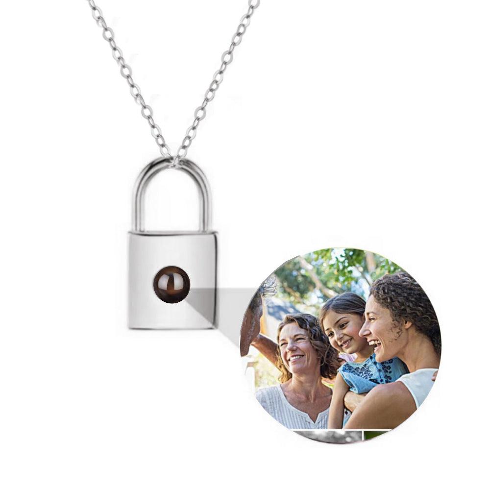Personalised Lock Projection Necklace - LOX VAULT