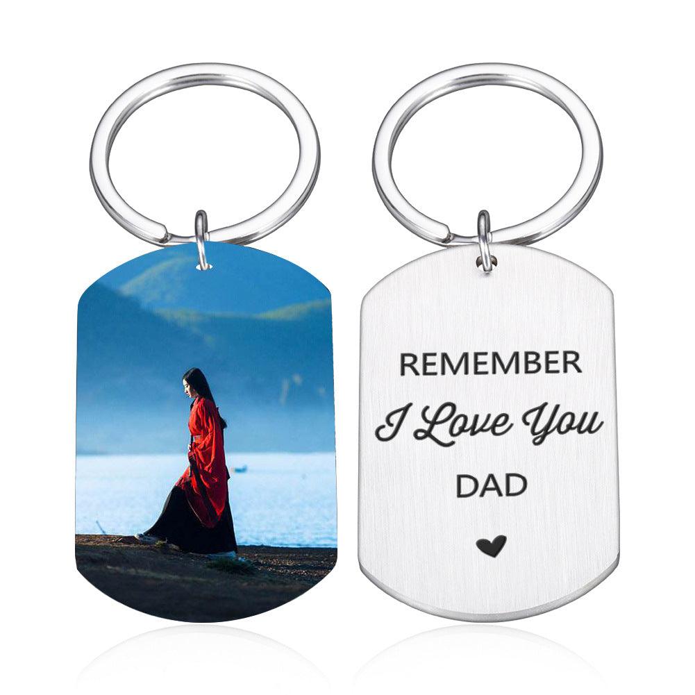 Personalised Tag Photo Keychain - LOX VAULT