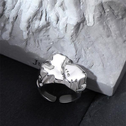 Pleated Alloy Ring - Lox Vault