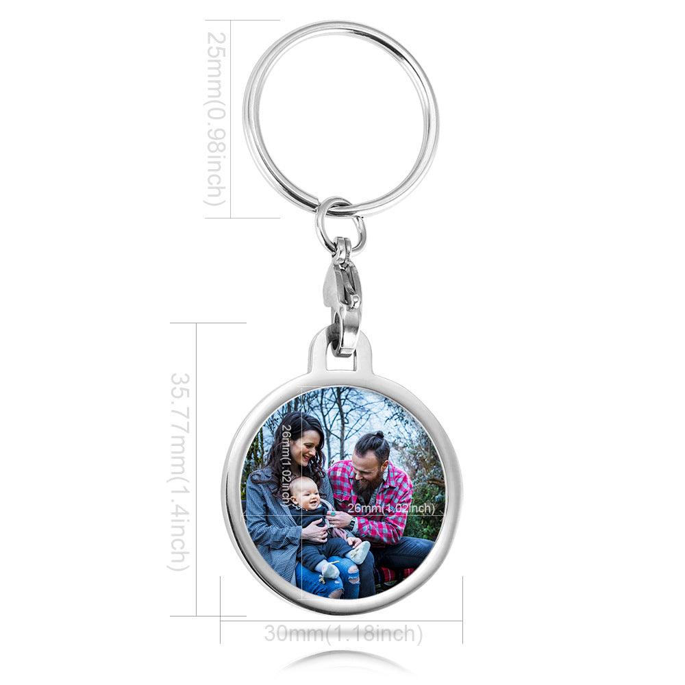 Personalised Colour Photo Keychain - LOX VAULT