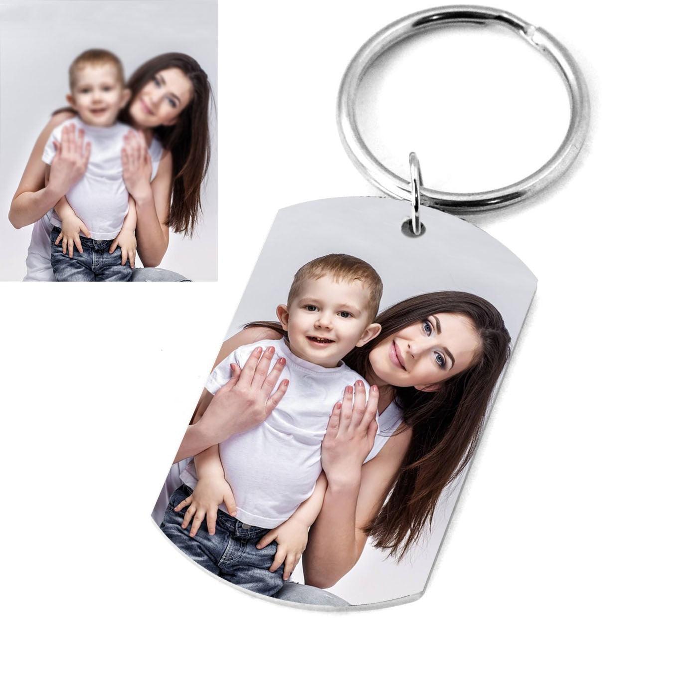 Personalised Tag Photo Keychain - LOX VAULT