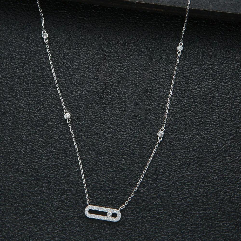 Geometric Pendant Clavicle Necklace - LOX VAULT