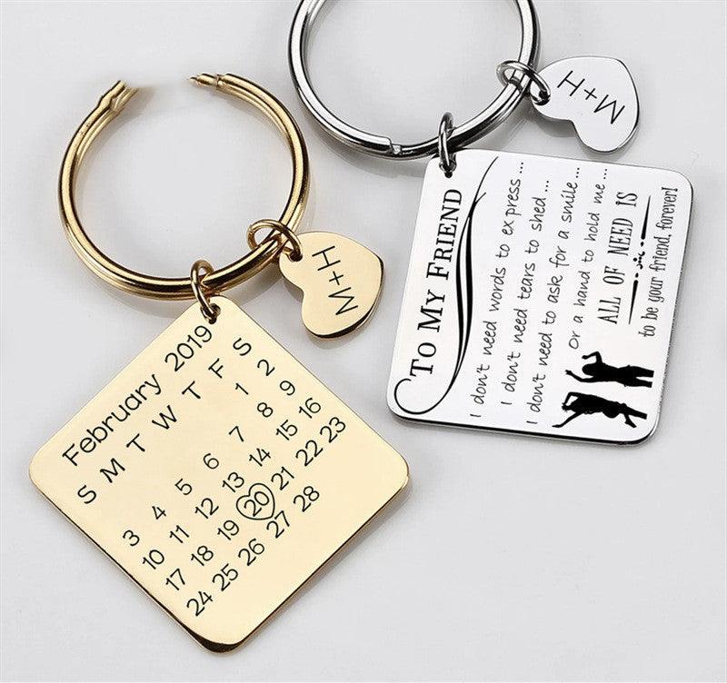 Personalised Calendar Keychain - LOX VAULT