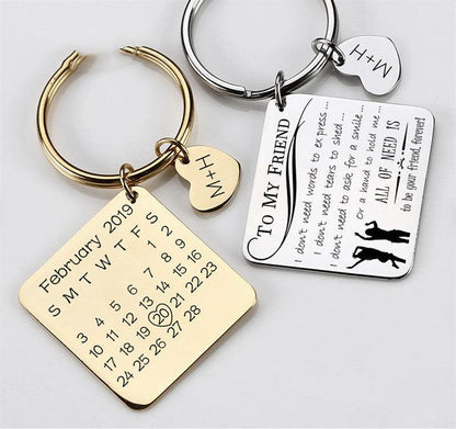 Personalised Calendar Keychain - LOX VAULT