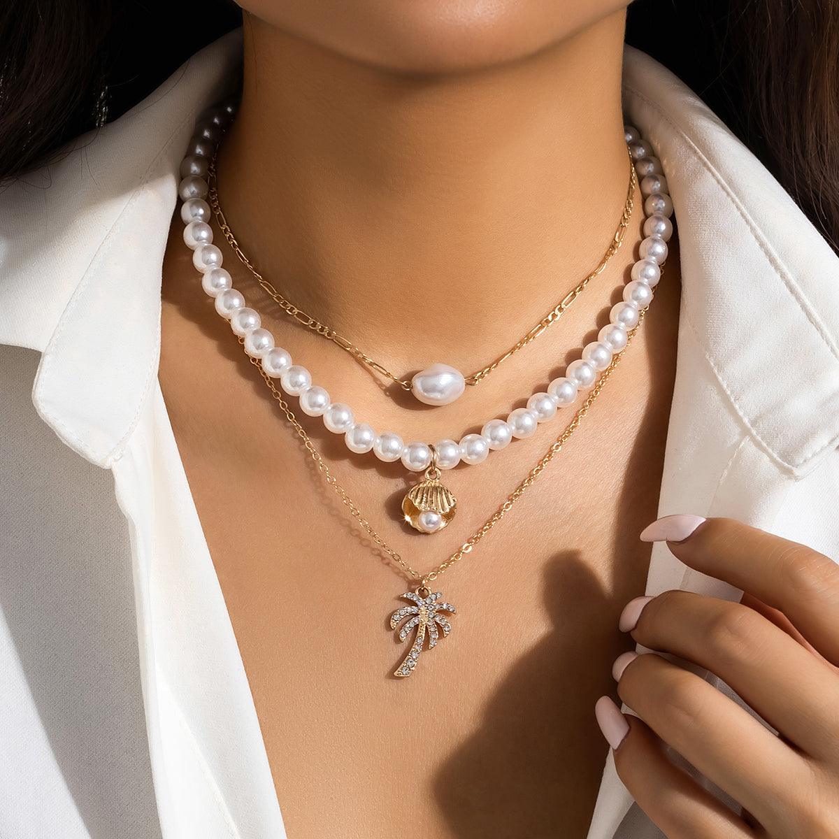 Starfish Shell Pearl Necklace - LOX VAULT